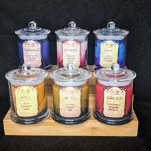 Load image into Gallery viewer, 6 pack of large sized Baldur's Gate 3 character candles.