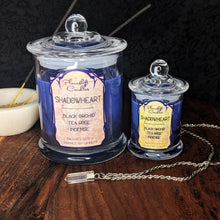 Load image into Gallery viewer, Baldur's Gate 3 Shadowheart candles in both large and small sizes.
